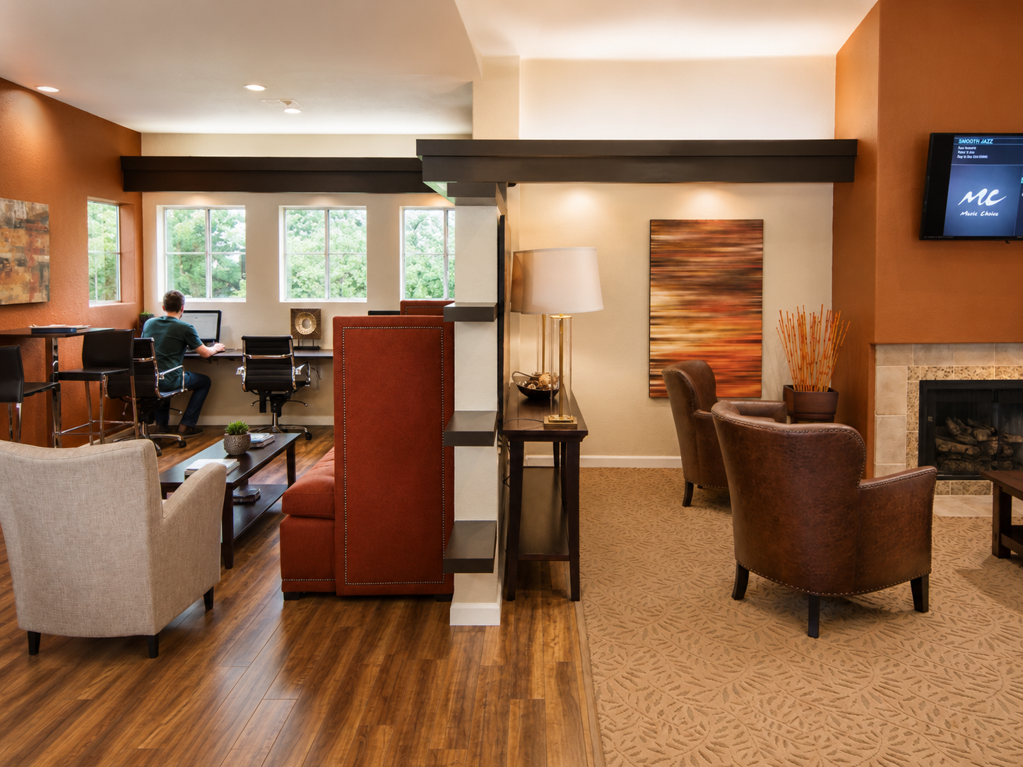Work & meeting at Adagio Apartments, Sacramento, California