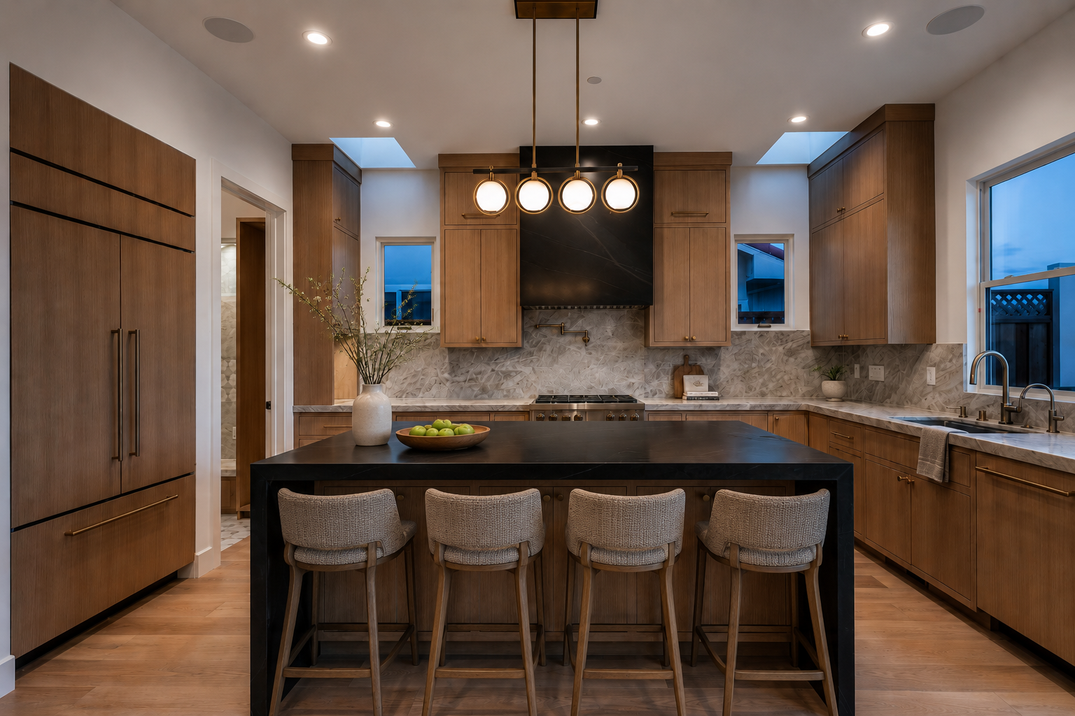 Kitchen at Belmont 2nd Story Addition, Belmont, California