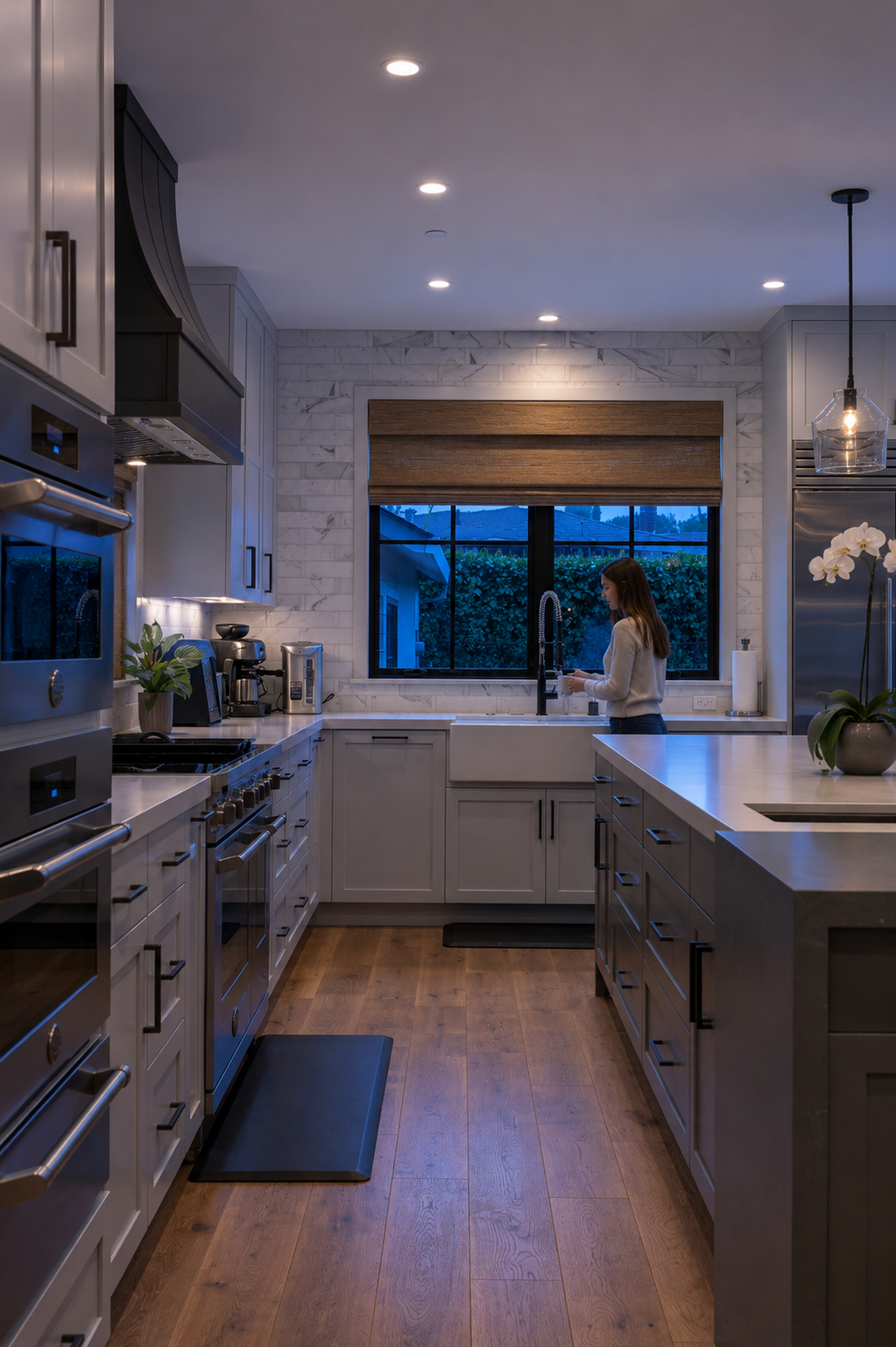 Kitchen at Burlingame New Construction, Burlingame, California