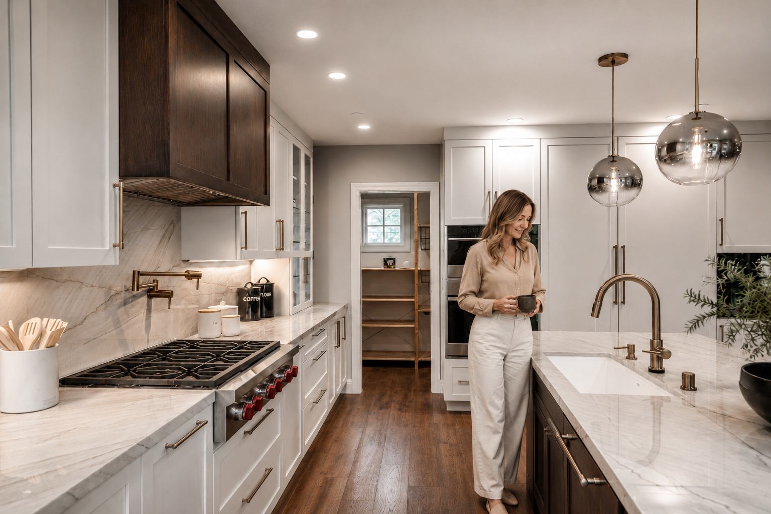 Kitchen at San Mateo Addition + Remodel, Baywood, San Mateo, California