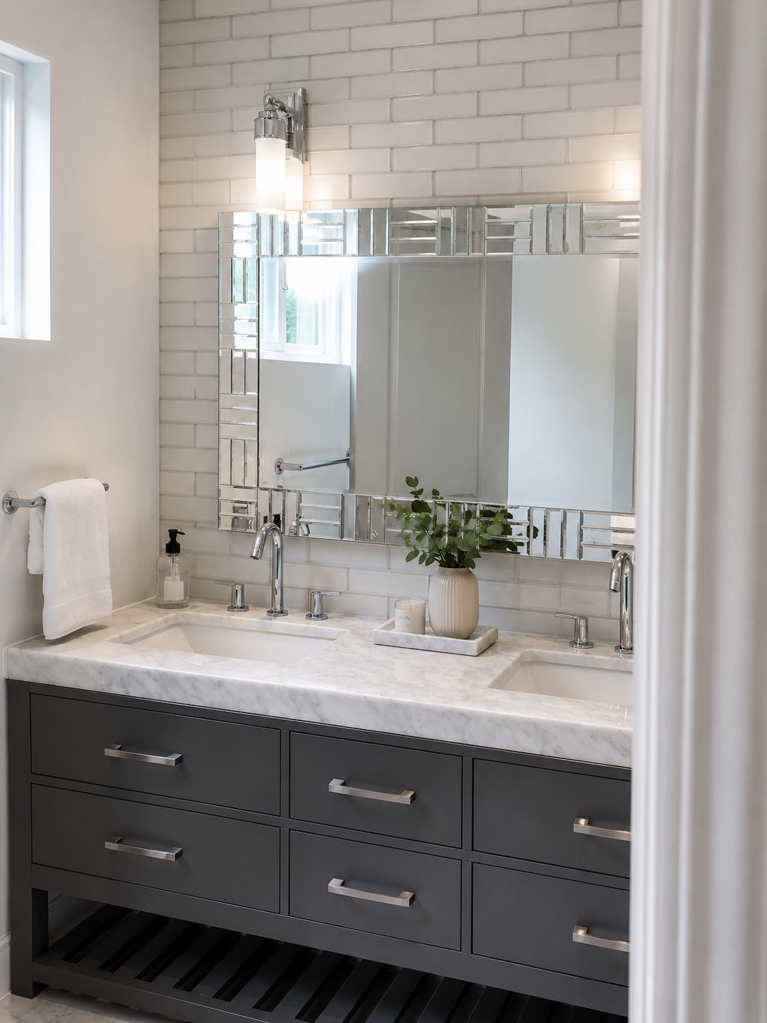 Bathroom at Cupertino Remodel, Cupertino, California