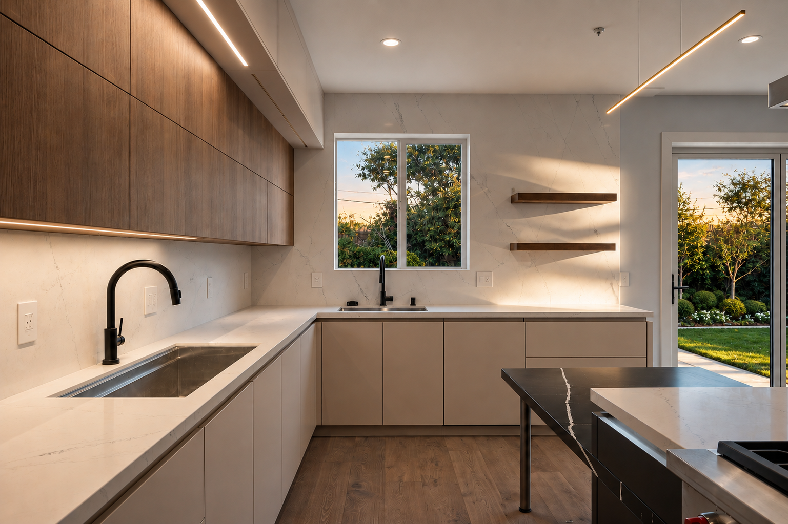 Kitchen at East Bay Remodel, Newark, California