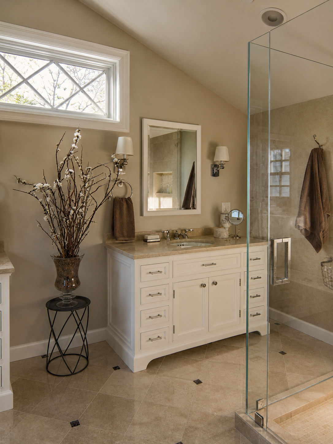 Bathroom at Parrott Residence, Baywood Park, San Mateo, California