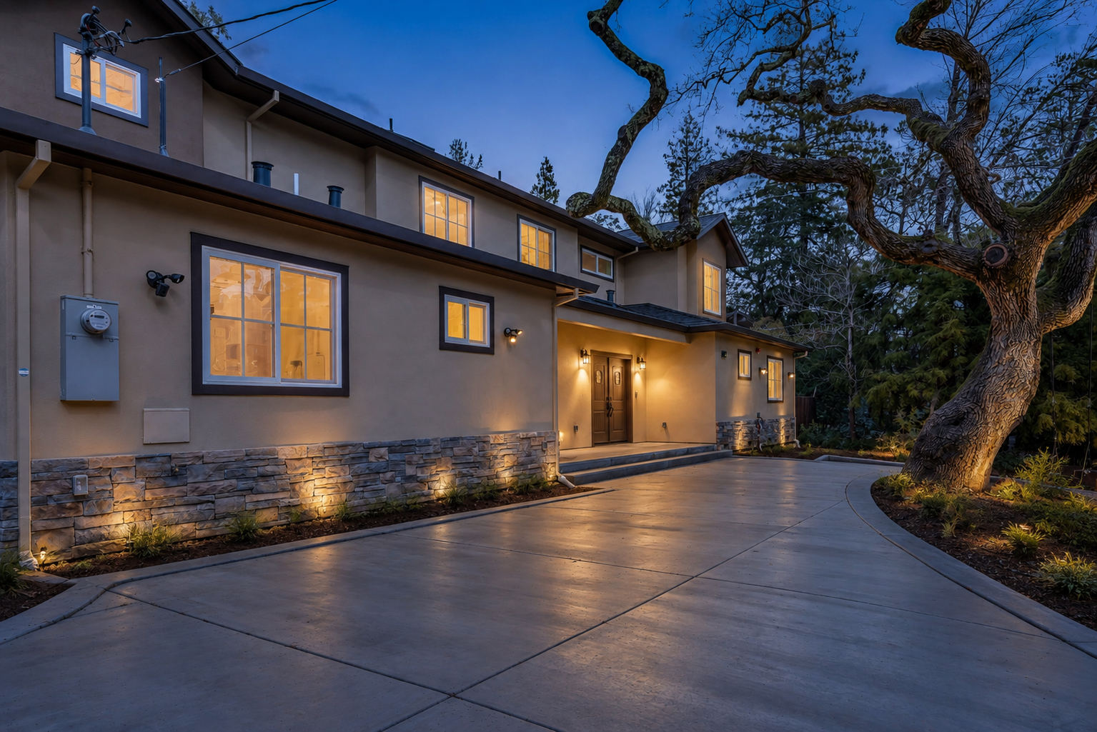 Exterior at San Carlos Hills Addition + Remodel, San Carlos, California