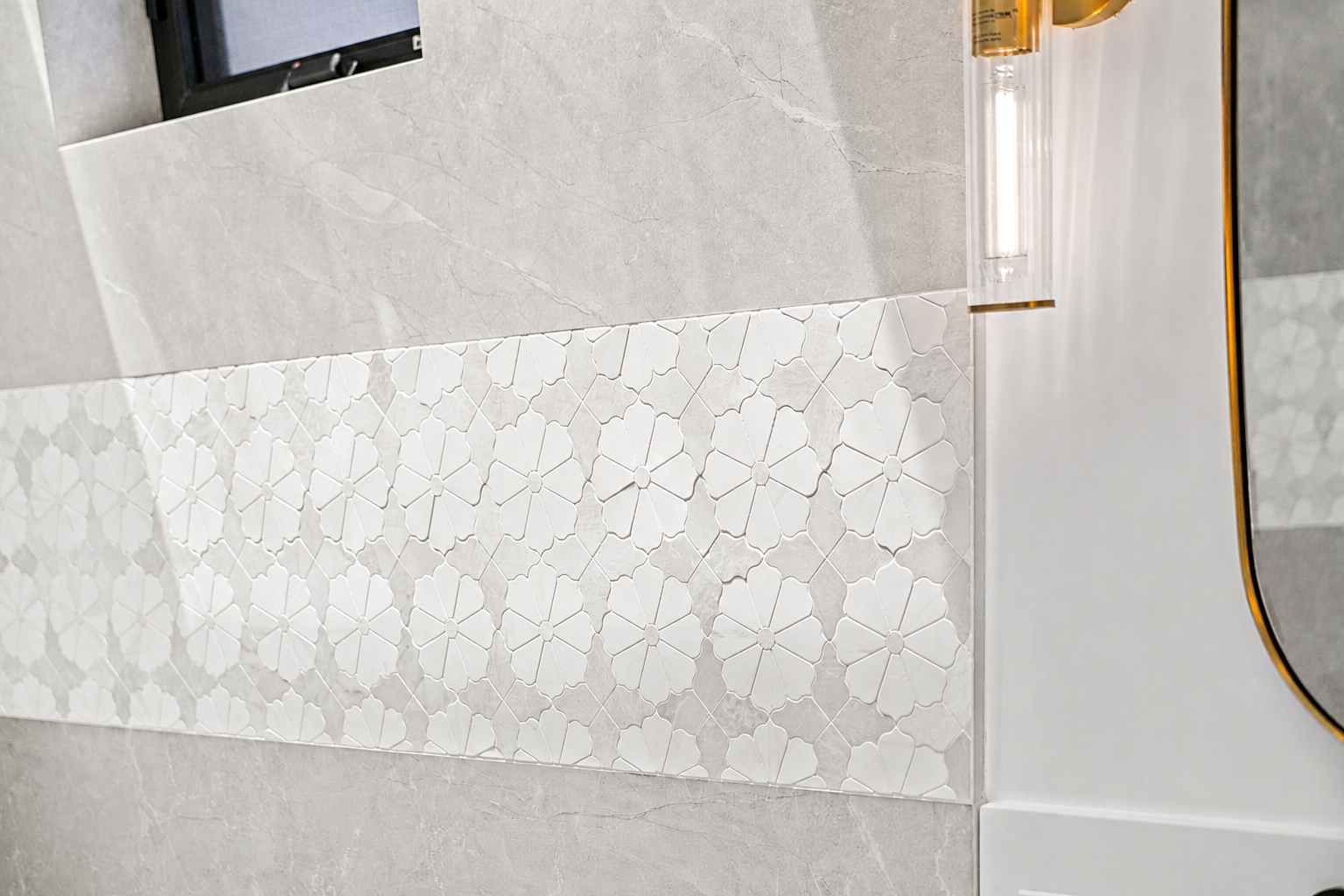 Details at Modern French Country, San Carlos, California