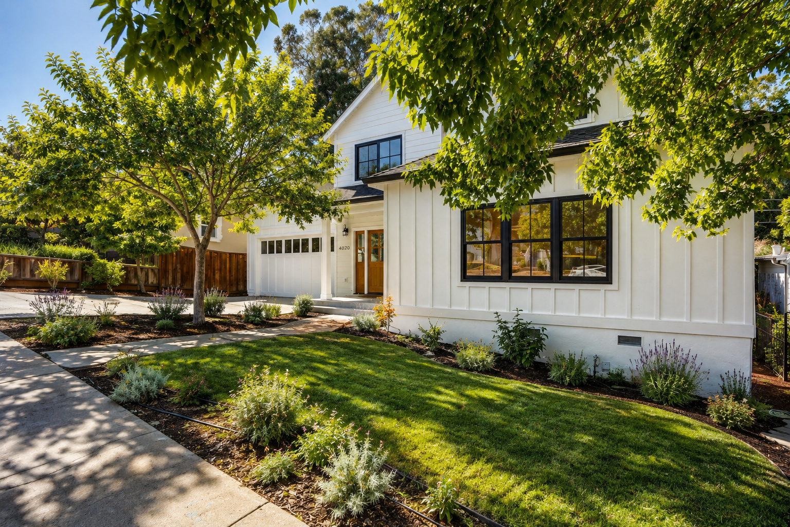 Exterior at San Mateo Modern Farmhouse, San Mateo, California