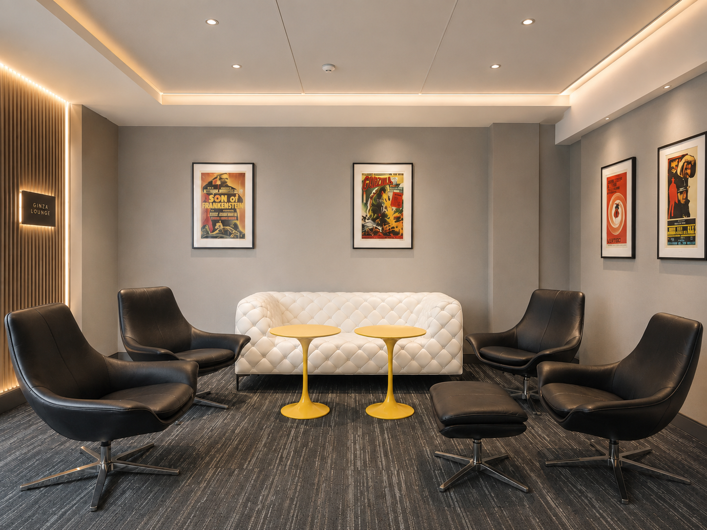 Lounge & amenities at University Village, Hayward, California