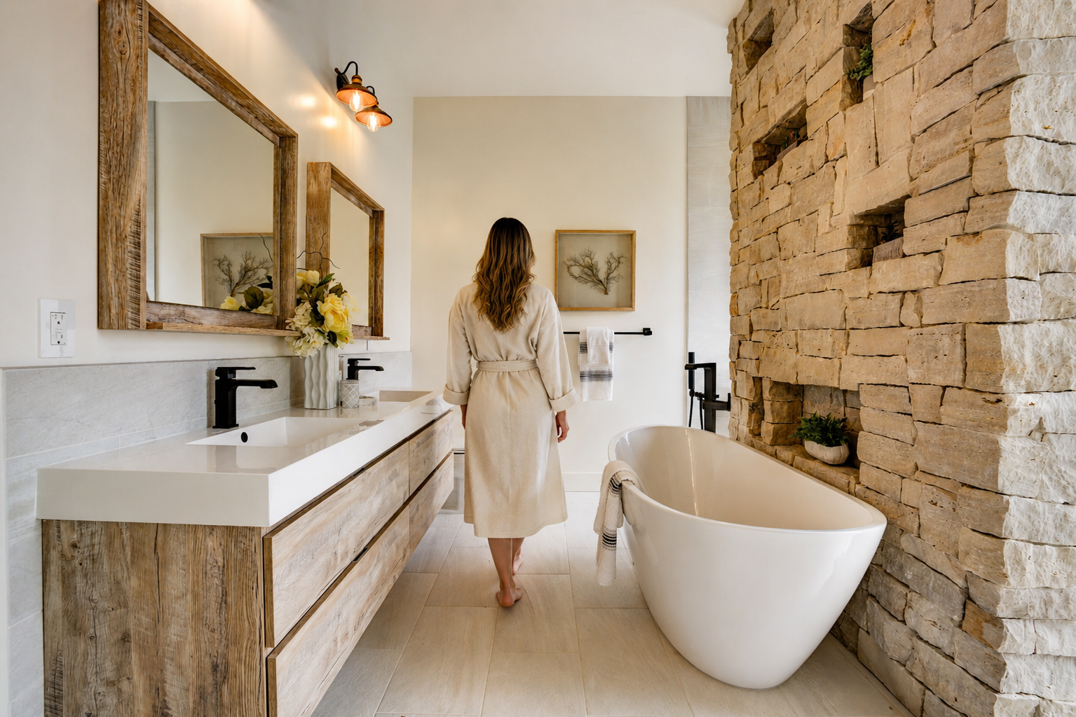 Bathroom at Willow Glen Modern Farmhouse, Willow Glen, San Jose