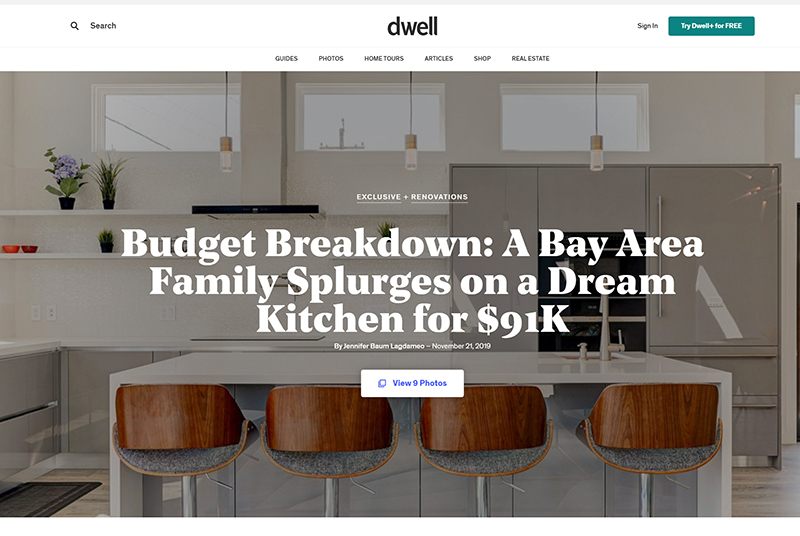 Dwell: Budget Breakdown: A Bay Area Family Splurges on a Dream Kitchen