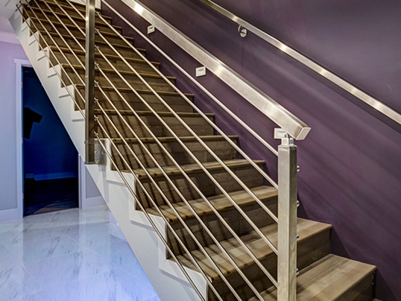 Fremont Residence Cable Rail Stairs