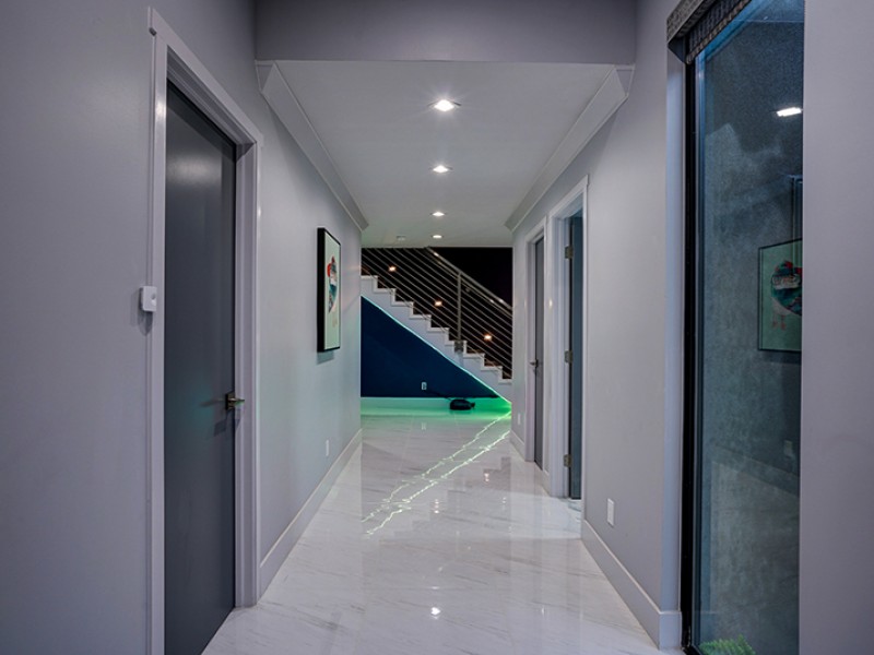 Fremont Residence White Tiled Floors