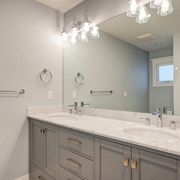 Menlo Park Master Bath Gray Vanity