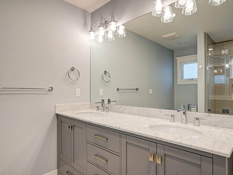 Menlo Park Master Bath Gray Vanity